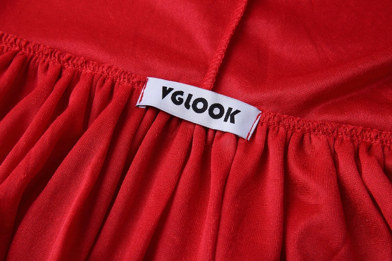 VGLOOK Unisex Adults Hooded Cloak Velvet Cape for Halloween Cosplay Costumes 59 inch Red - Image 4